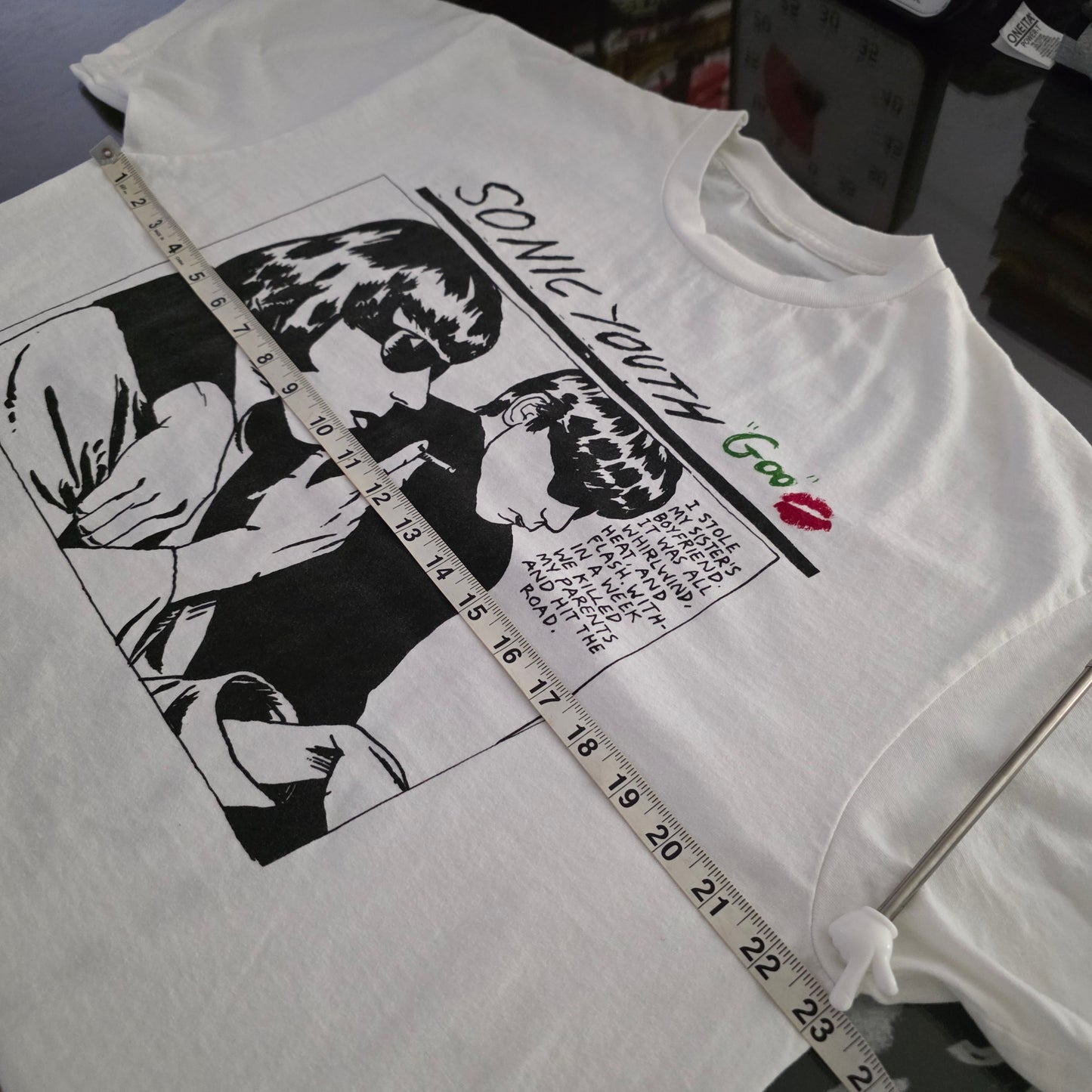 Sonic Youth Goo T Shirt Album Promo Cover Style Raymond Pettibon Retro Band Tee