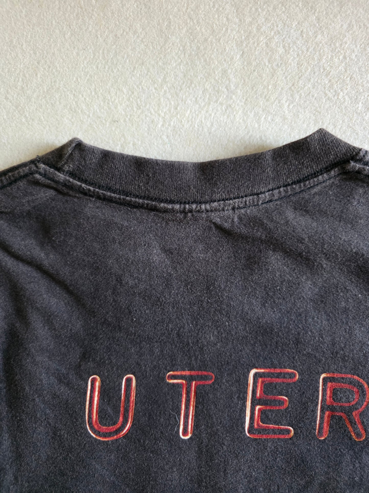 Nirvana In Utero 4 Sided Print Long Sleeve Tee Tshirt Faded Out XL