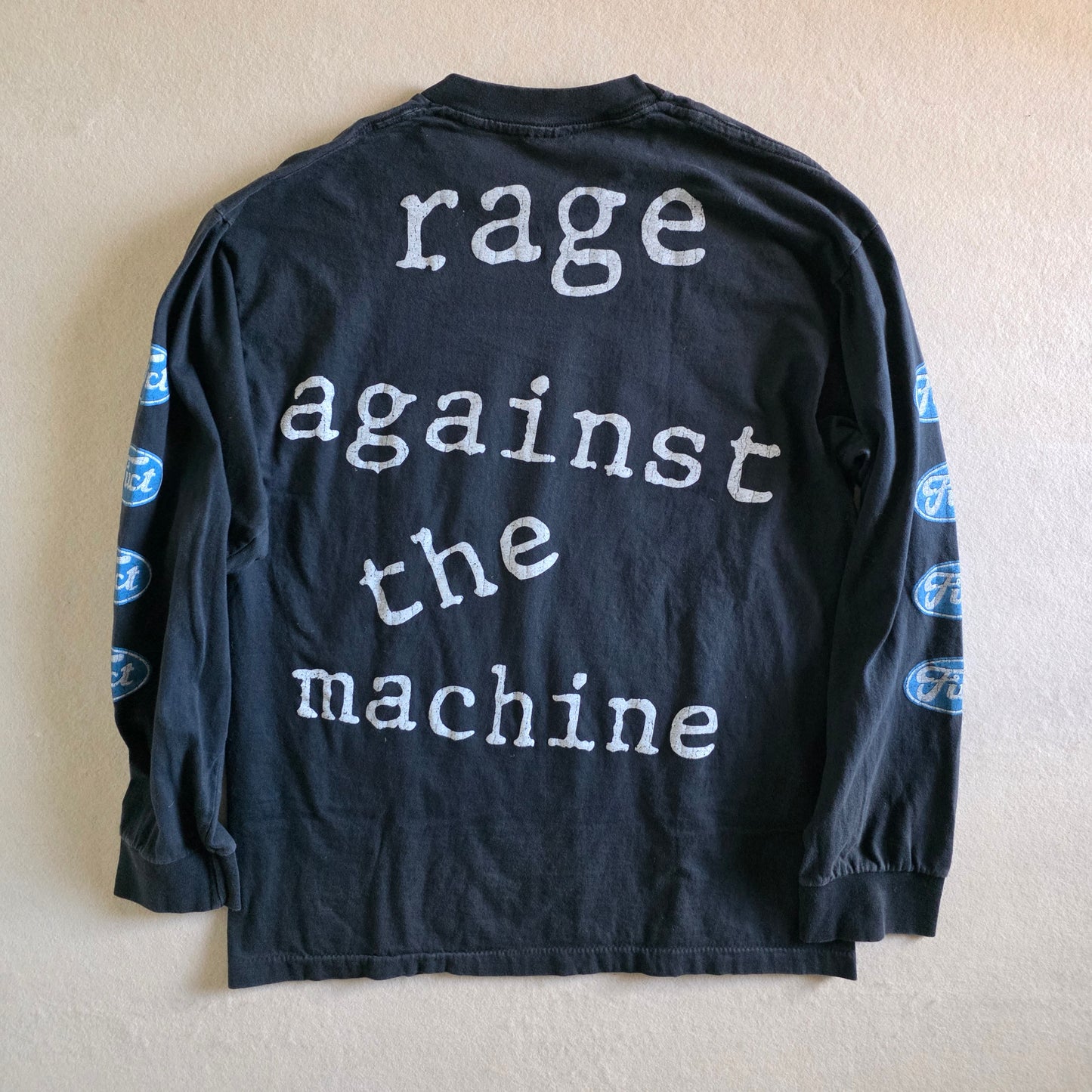 Fuct Rage Against The Machine Overprint AOP All Over Print LS Tee Tshirt