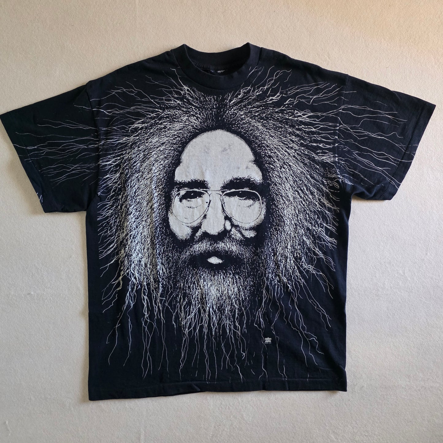 The Grateful Dead Jerry Garcia Overprint All Over Print Tee Tshirt XL