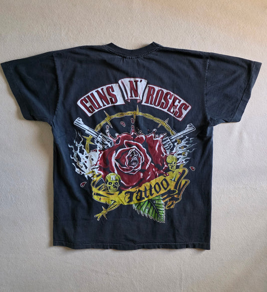 Guns N Roses GNR Tattoo Overprint Tee Tshirt