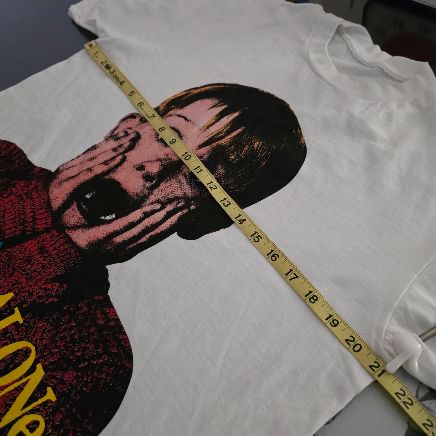 Home Alone Pepsi Retro Movie Tshirt Washed White