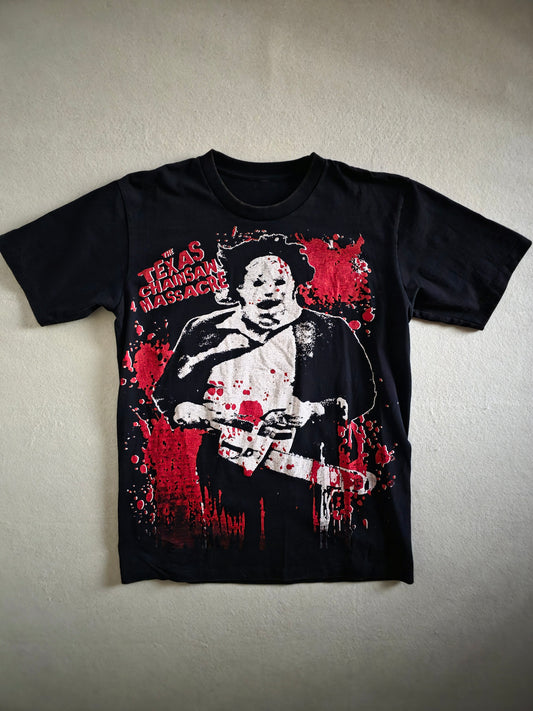Texas Chainsaw Massacre Double-sided Print Vintage-Style Movie Tee Tshirt XL