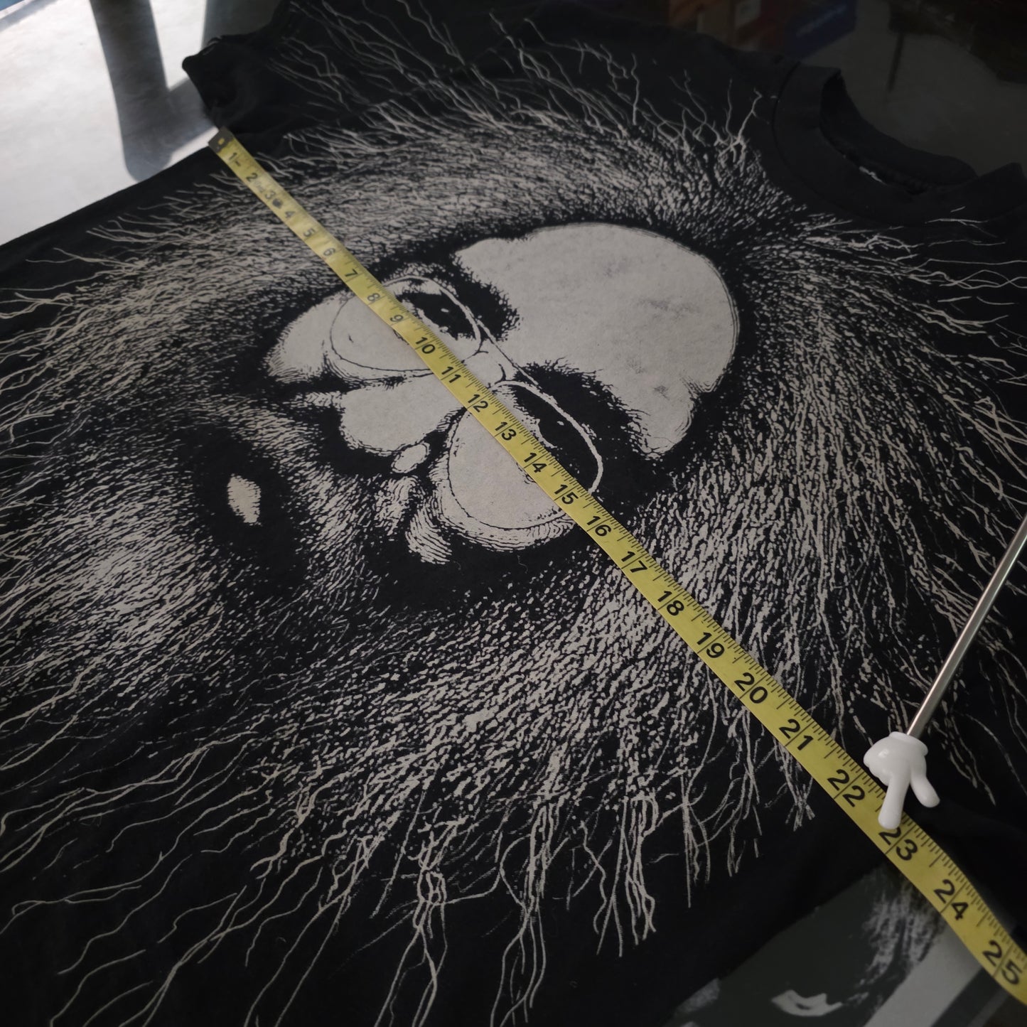 The Grateful Dead Jerry Garcia Overprint All Over Print Tee Tshirt XL