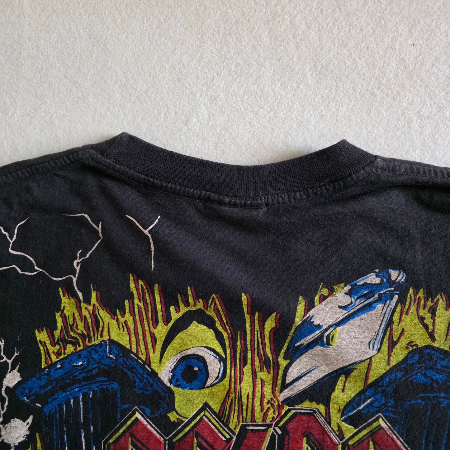 ACDC Overprint All Over Print Tee XL