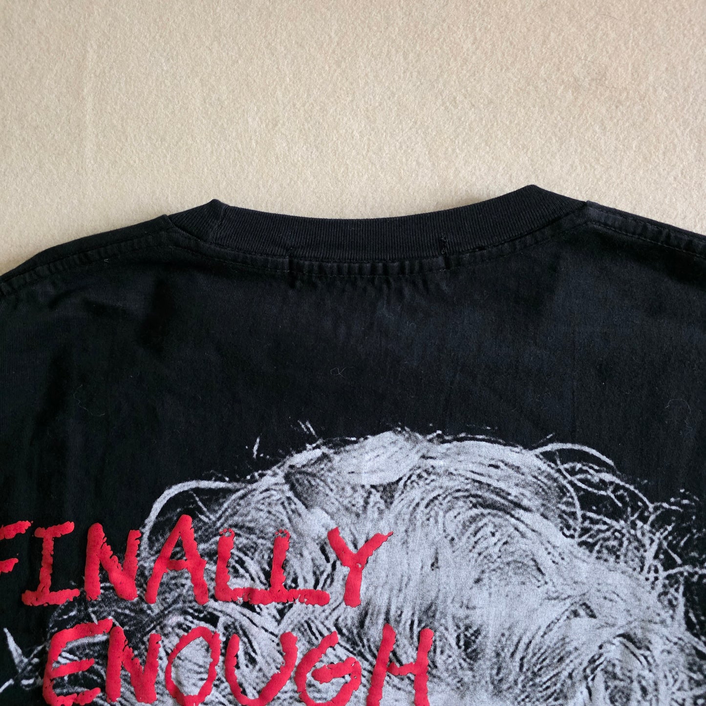 Madonna Oversized Retro Graphic Double-sided Tee XL Black