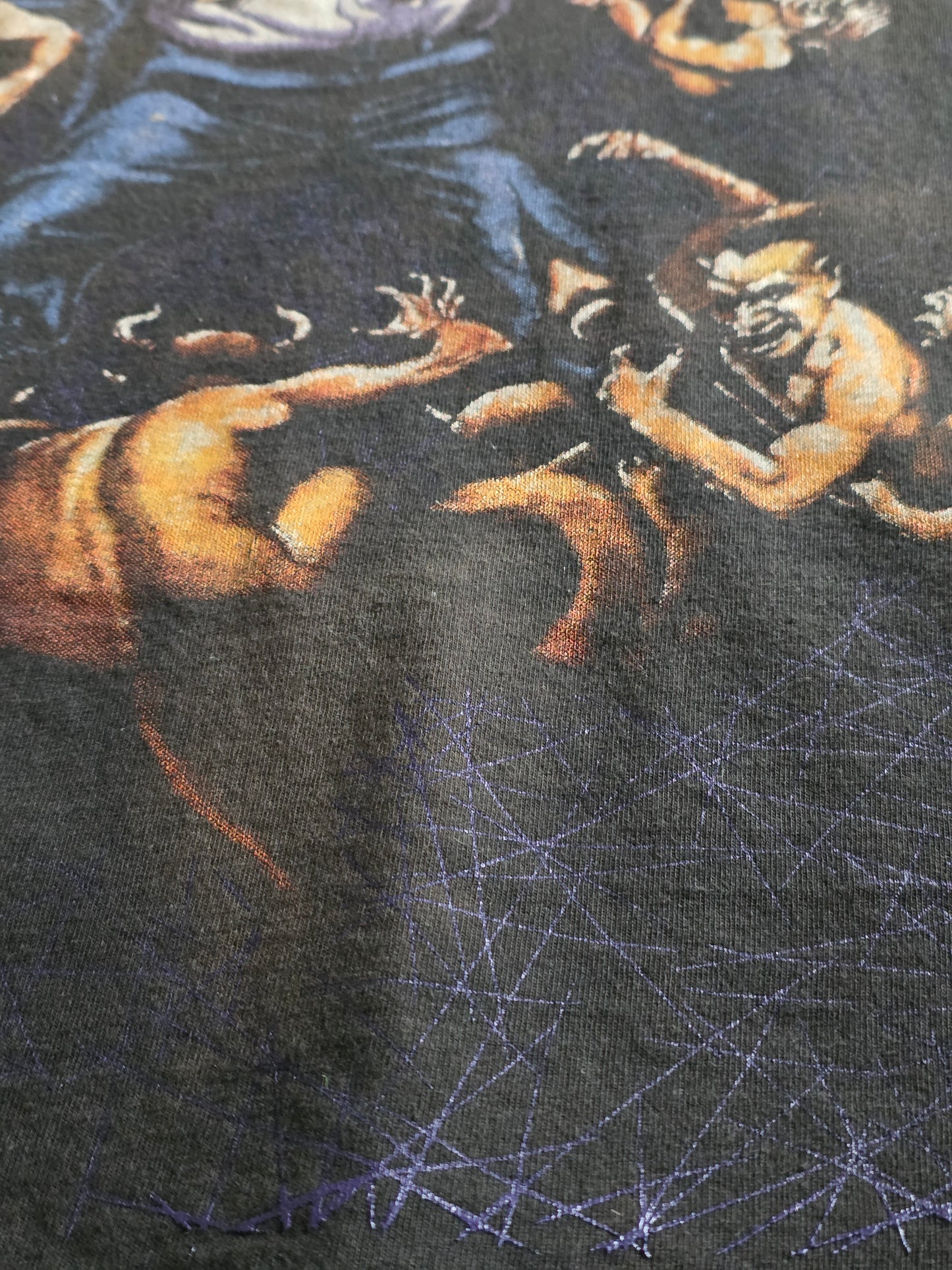 Megadeth Destroyed Overprint Tee Tshirt Distressed XL