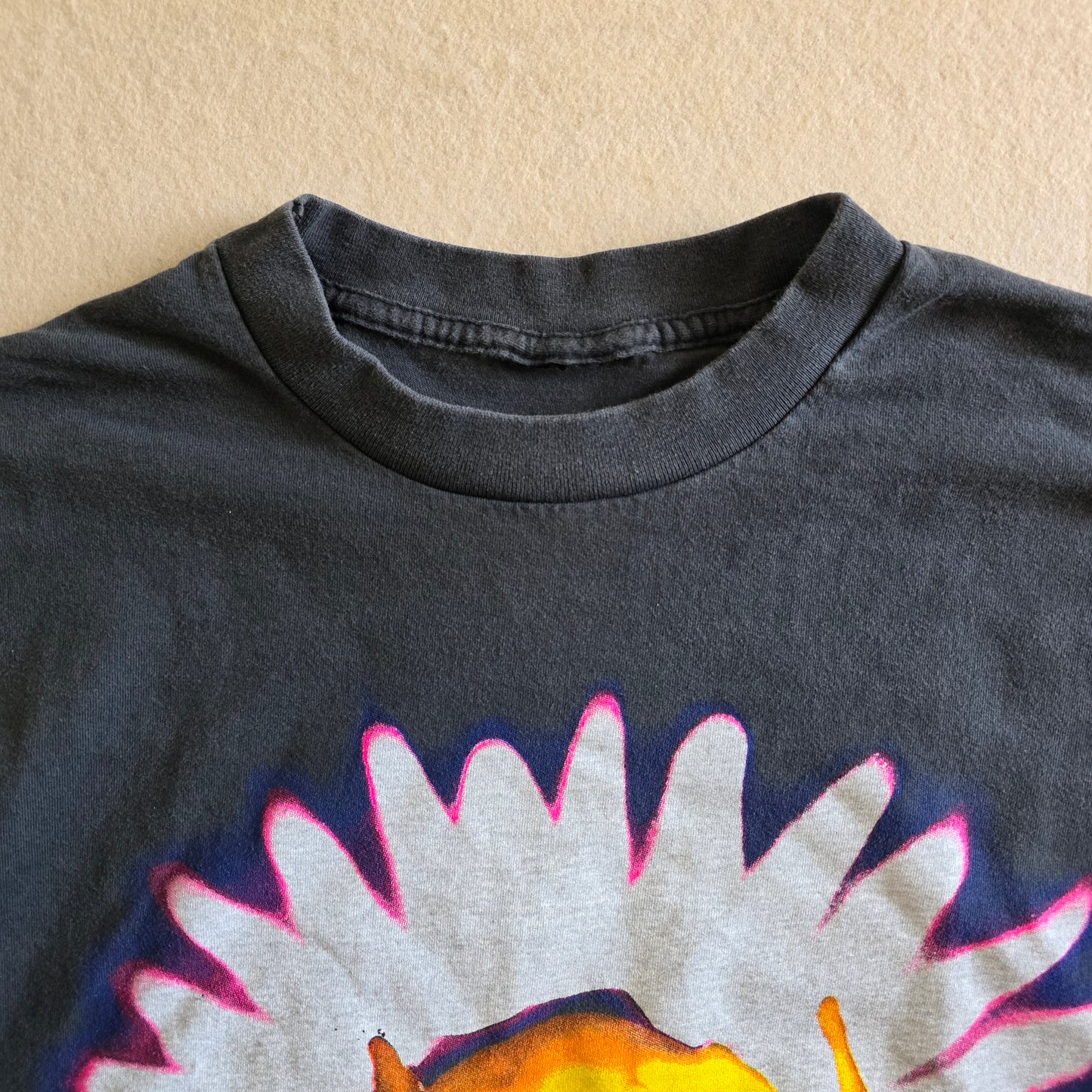 Soundgarden Black Hole Sun Double-sided Print Tshirt Faded Black XL