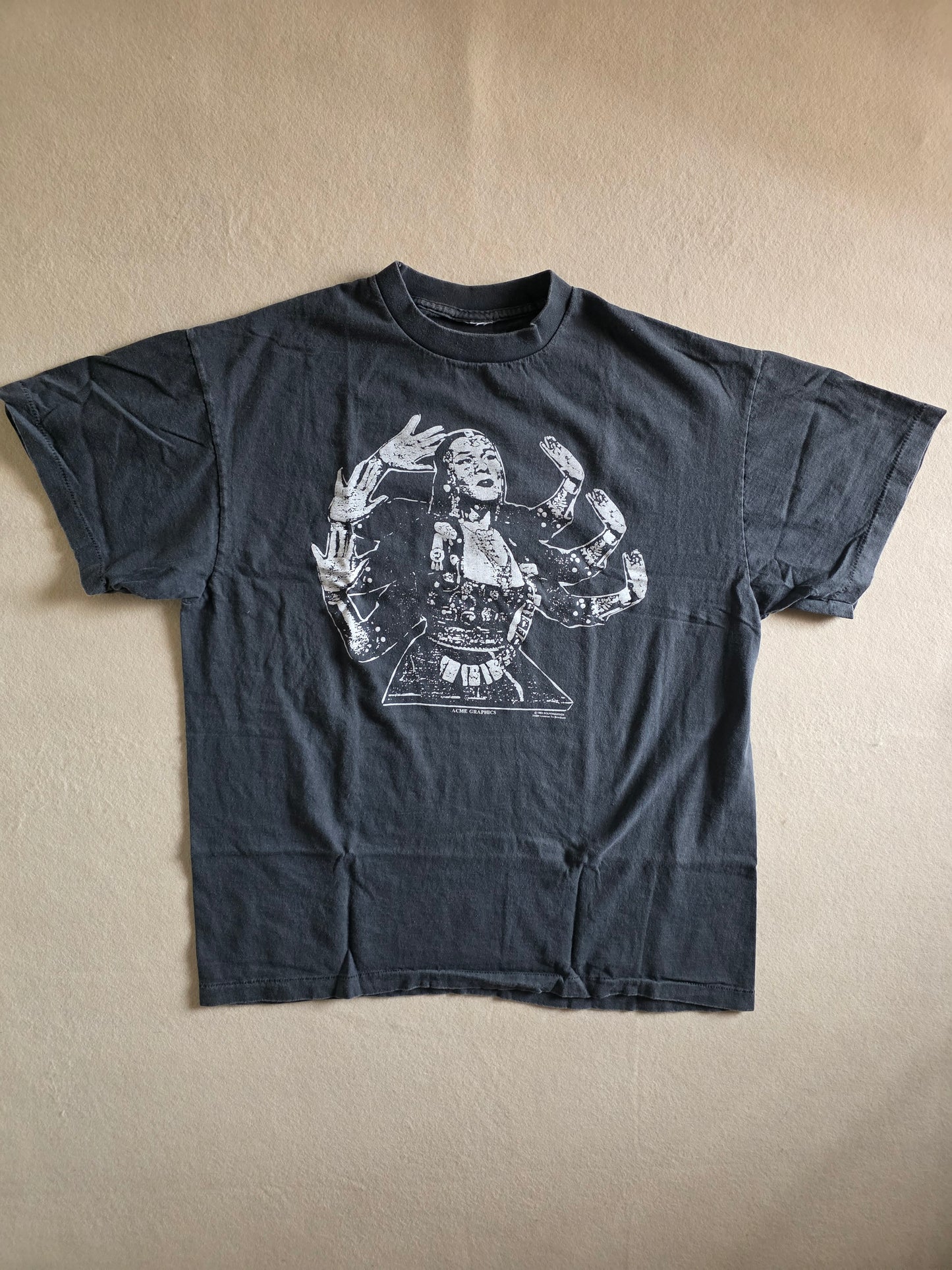 Soundgarden  Summer Tour Vintage-Style Tee Tshirt XL Faded Black