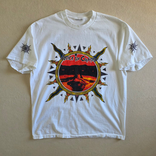 Alice In Chains Dirt 4-sided Print Tshirt White XL
