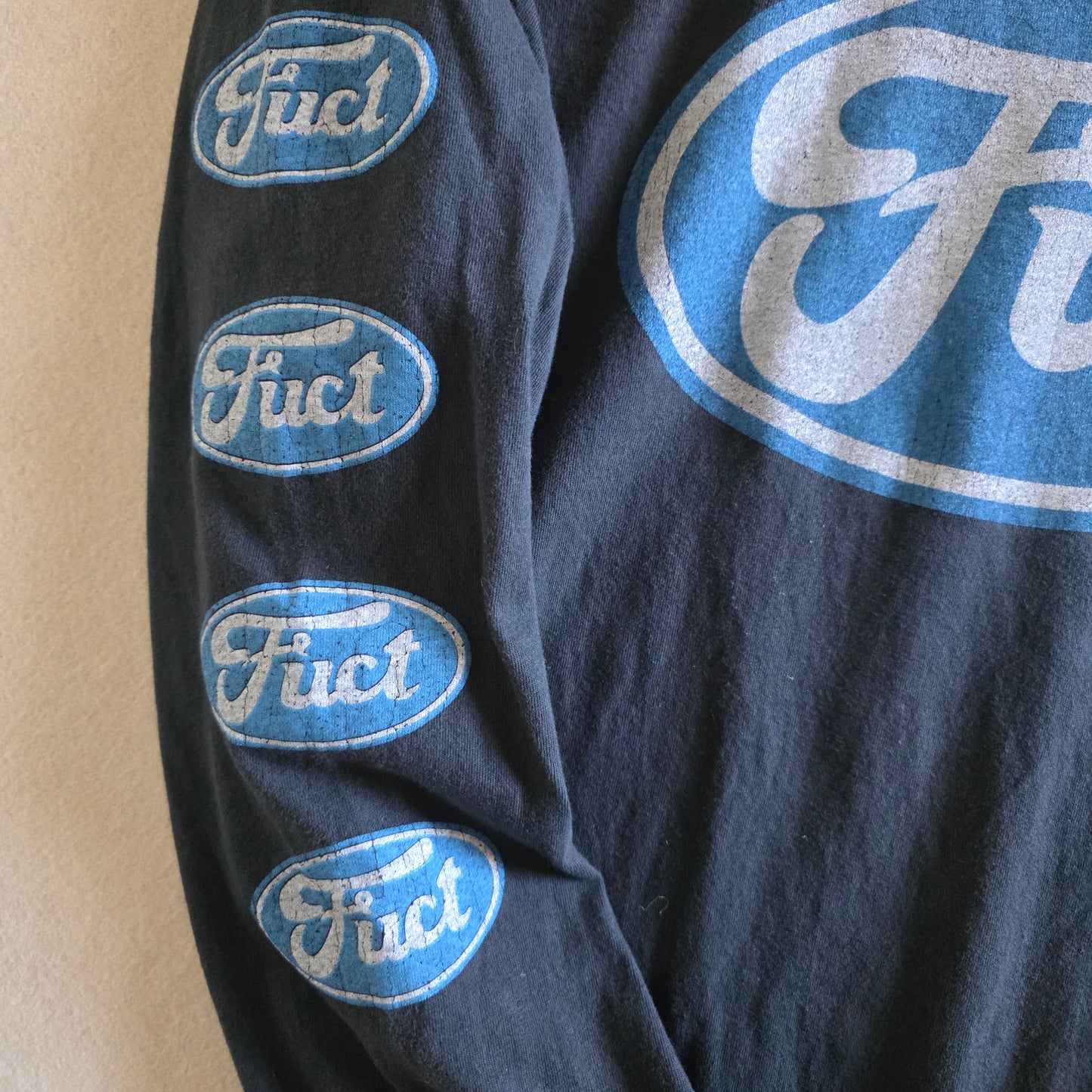 Fuct Rage Against The Machine Overprint AOP All Over Print LS Tee Tshirt