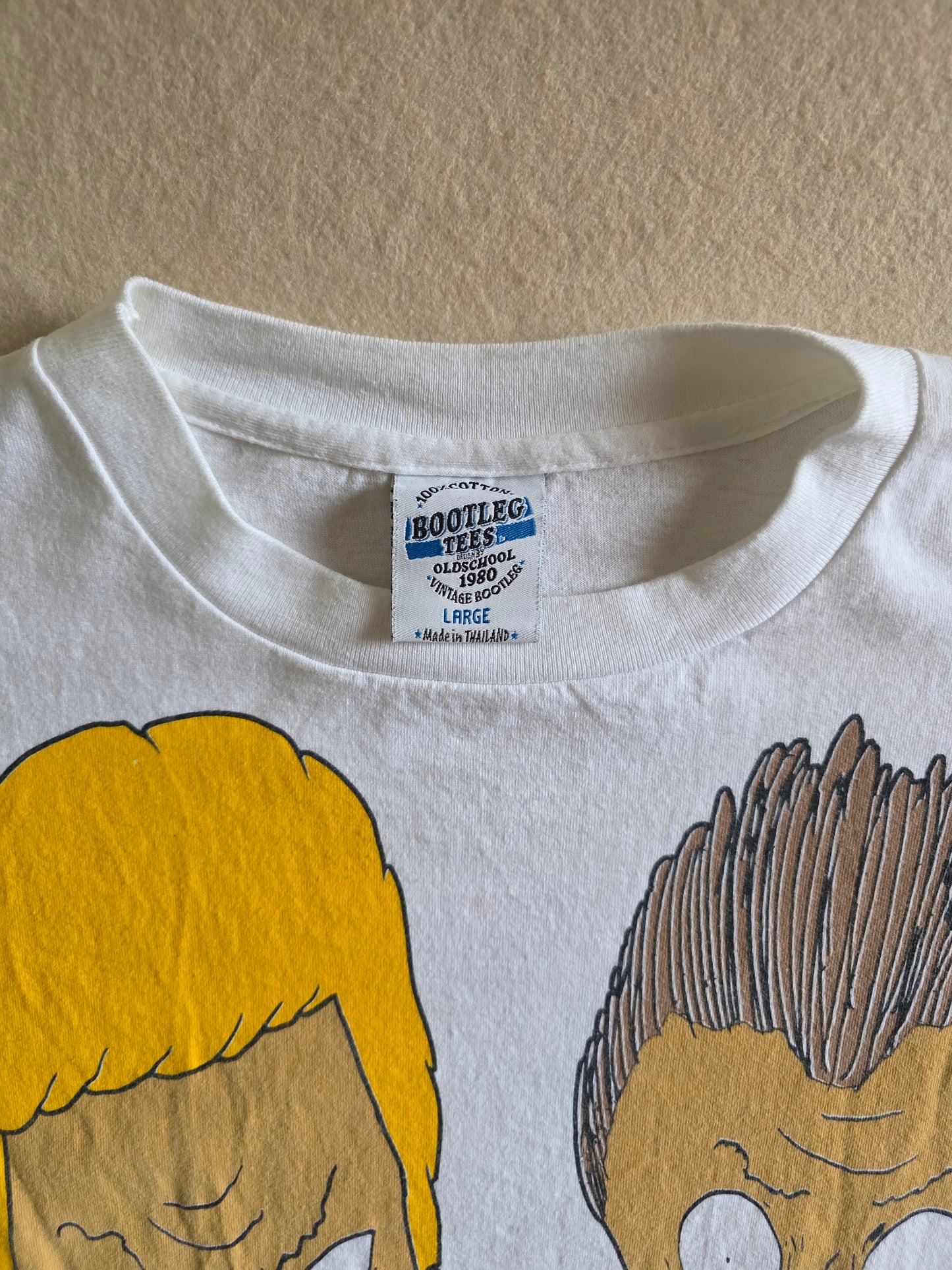 MTV's Beavis And Butthead Double-sided Print Tee Tshirt L