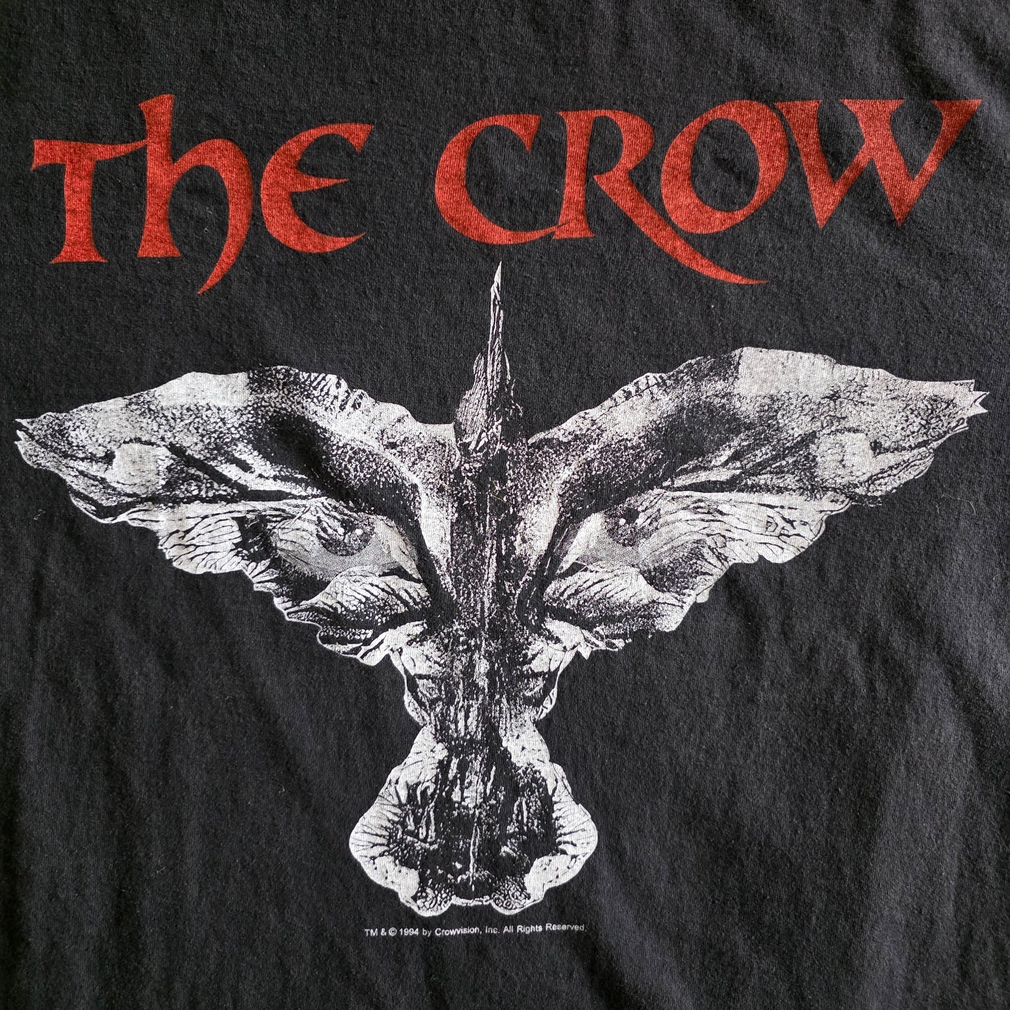 The Crow Double-sided Print Movie Tee L Faded