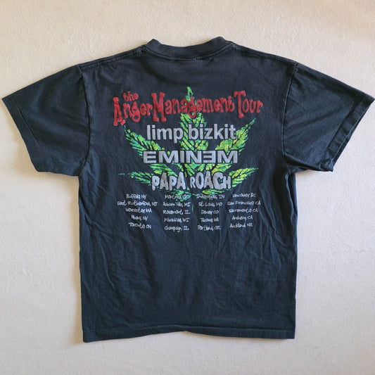 Limp Bizkit Eminem Papa Roach Anger Management Tour Tee Tshirt L Faded