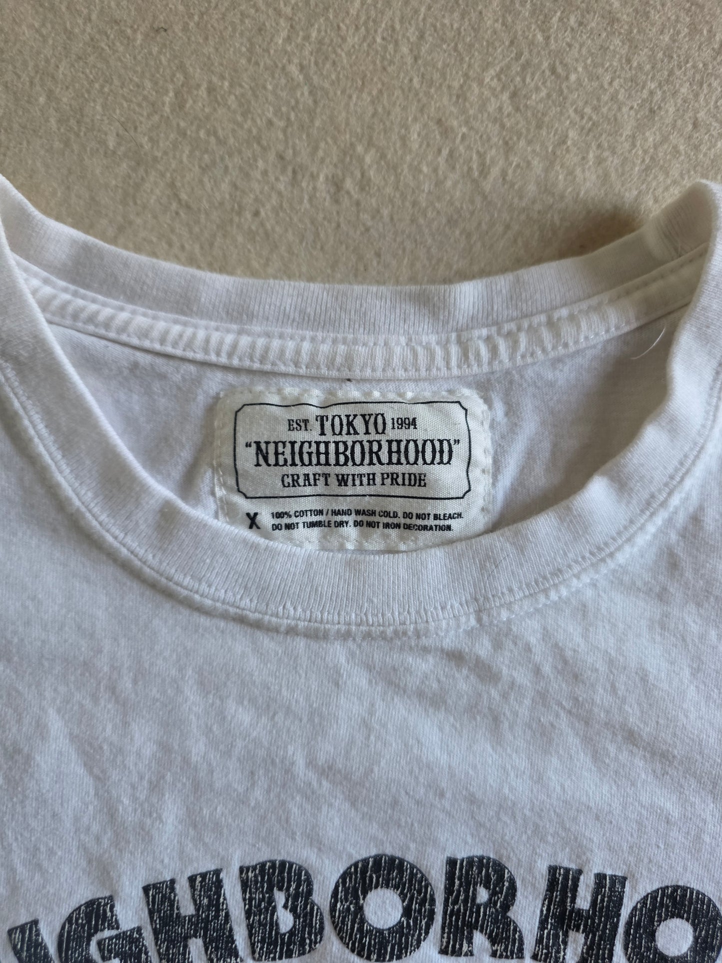 Neighborhood Japan Tokyo Metal Up Your Ass Eagle Tshirt Large