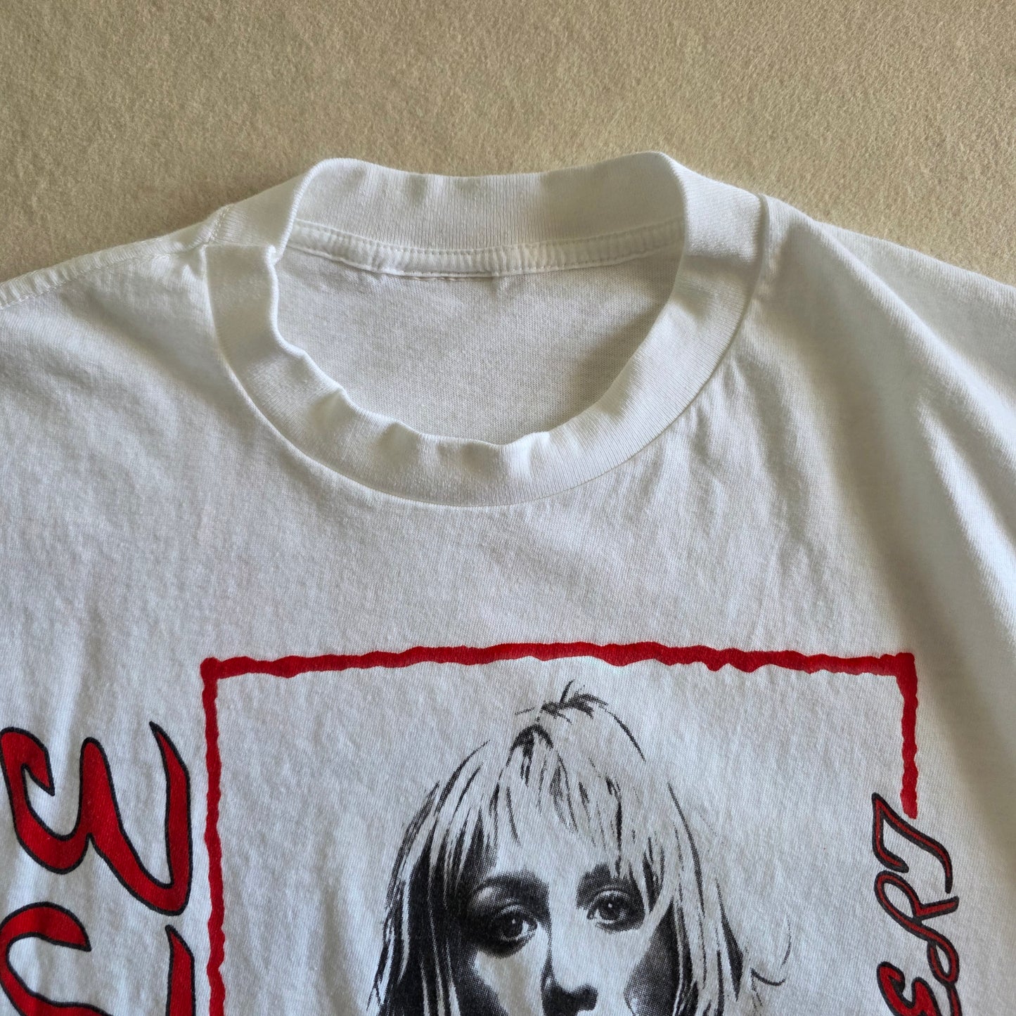 Hole Courtney Love Tour Tshirt Large White