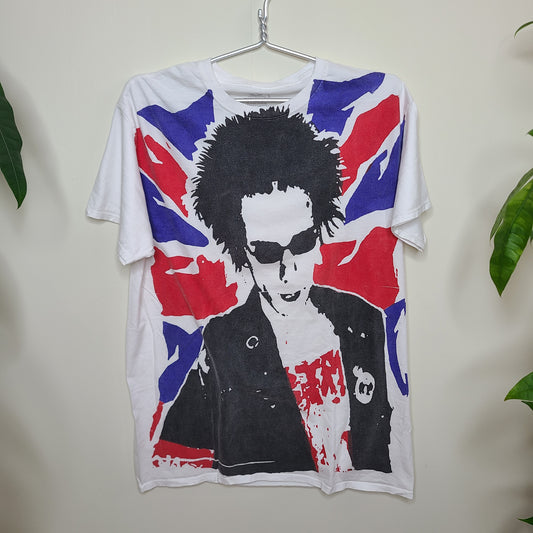 Handprinted Sex Pistols All Over Print T Shirt
