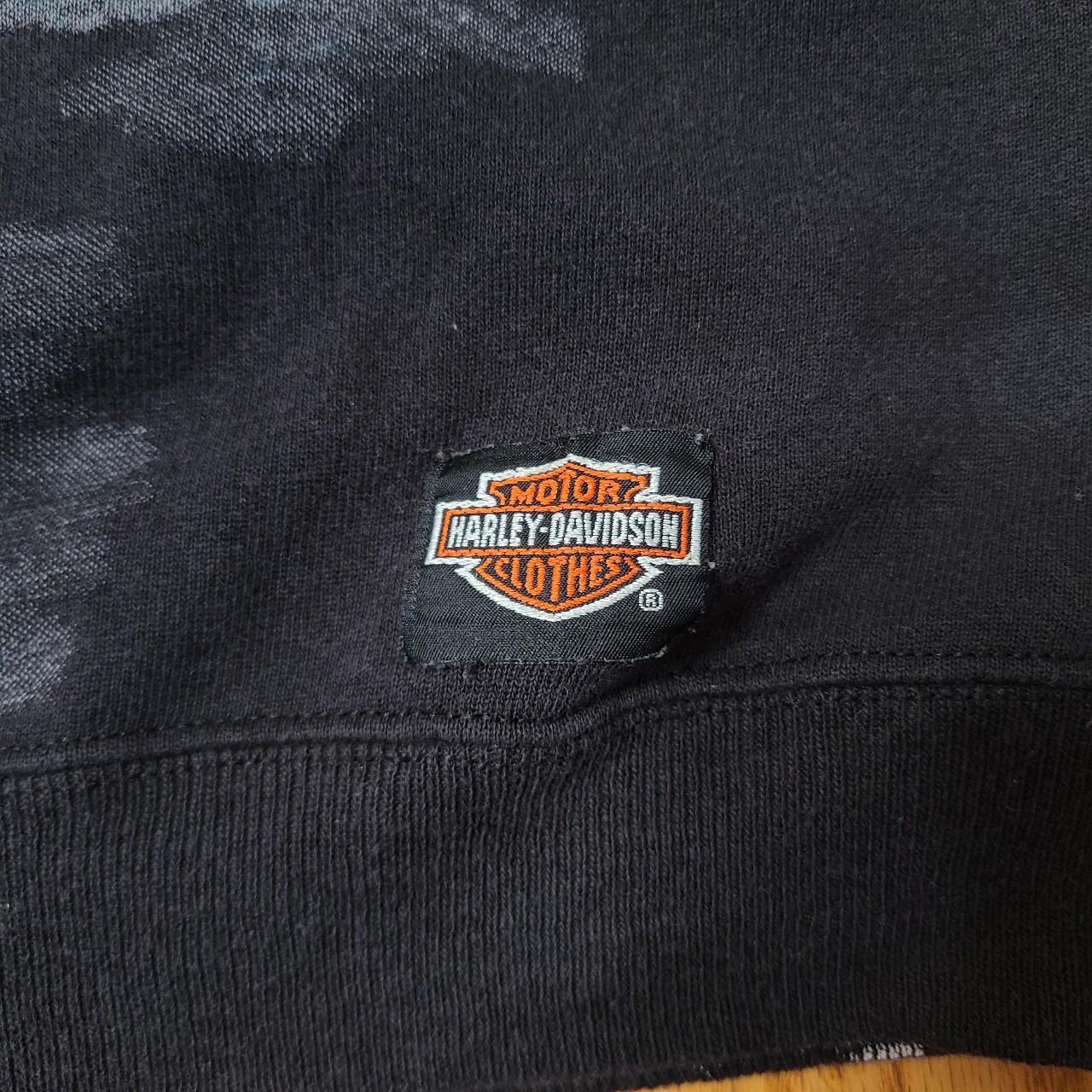 True Vintage 90s Harley Davidson All Over Print Crewneck Sweatshirt
