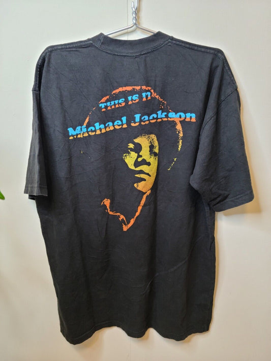 Michael Jackson Upcycled Enzyme Washed Heavy Cotton T-shirt
