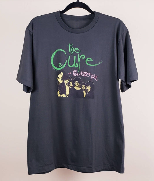The Cure The Kissing Tour Tee T Shirt Faded Gray