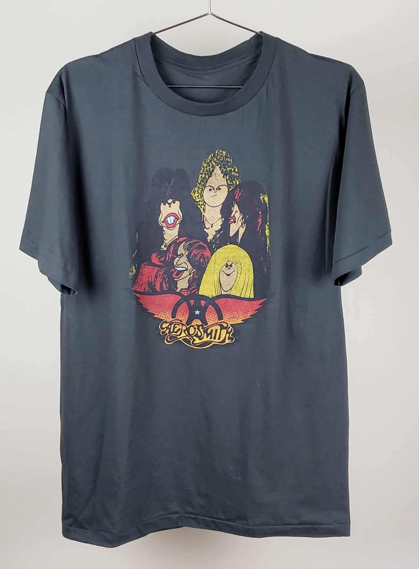 Aerosmith Retro Cartoon Art Tee T Shirt