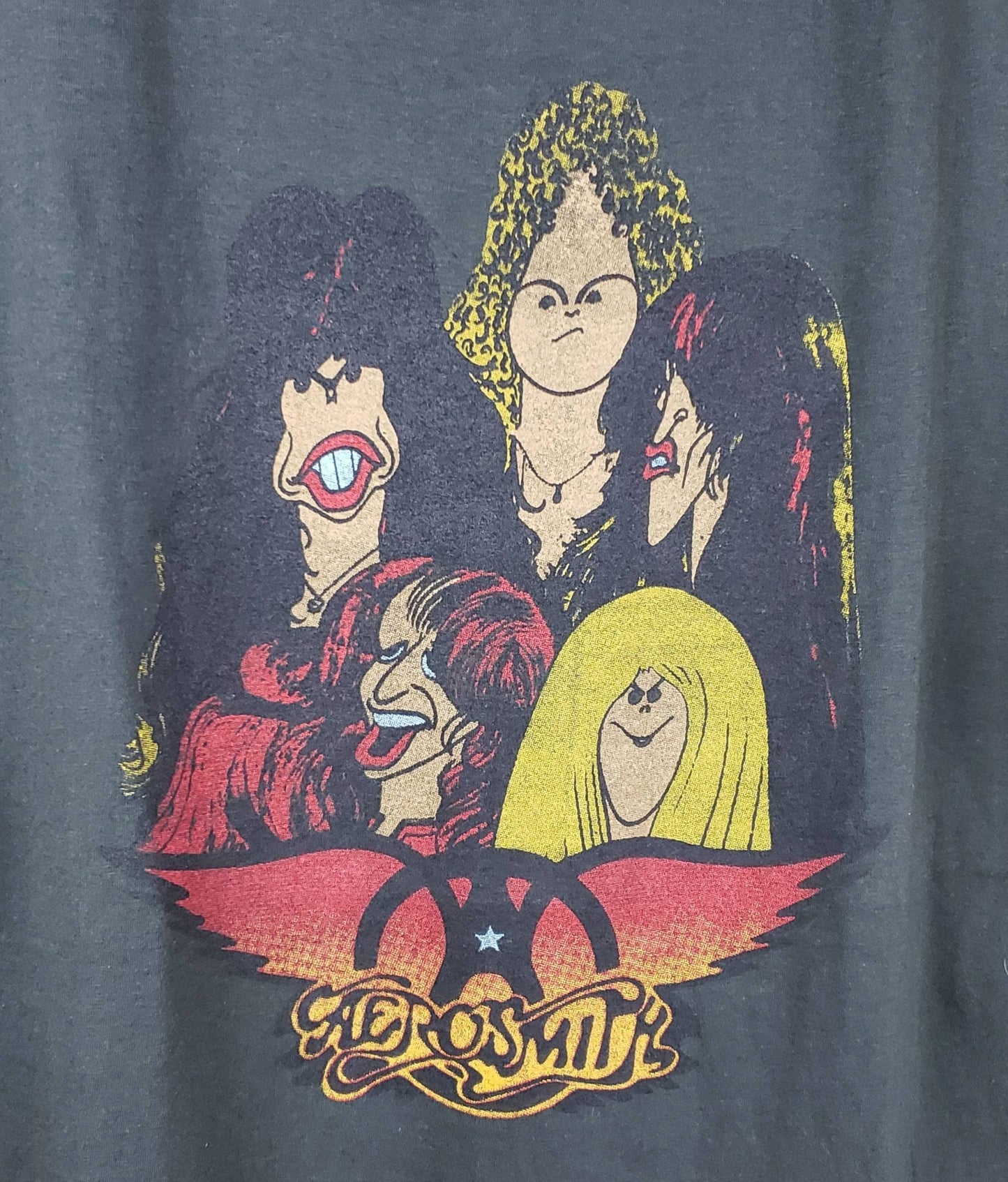 Aerosmith Retro Cartoon Art Tee T Shirt