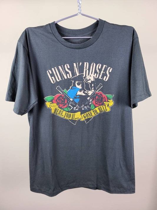 Guns N' Roses Here Today Gone to Hell Rock T Shirt