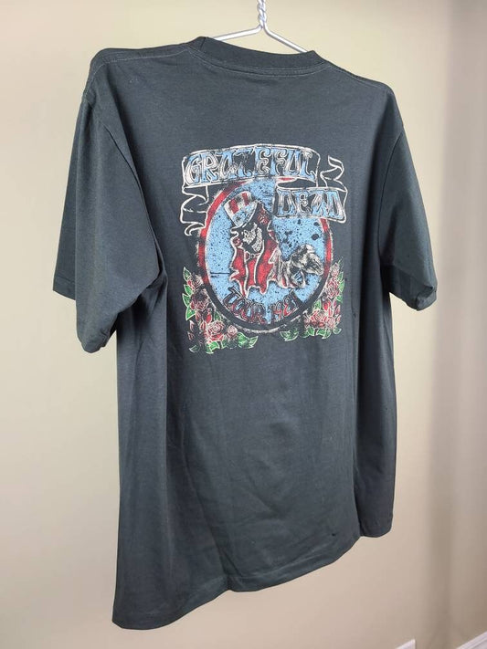 Grateful Dead T Shirt Faded Gray