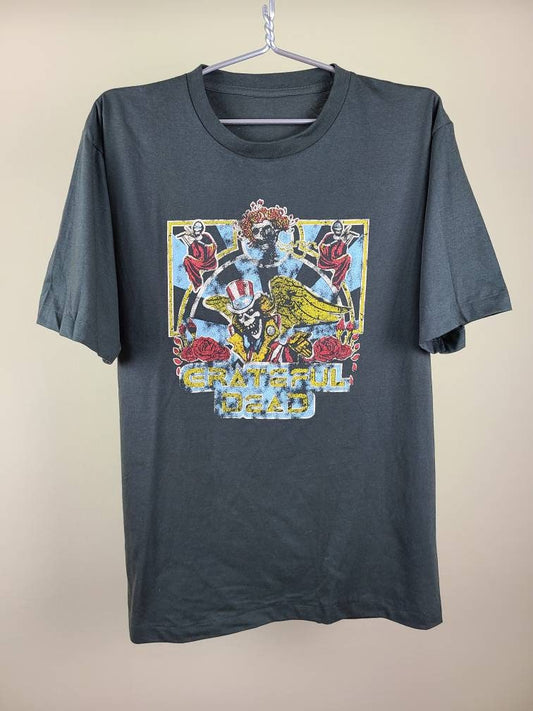 Grateful Dead T Shirt Faded Gray