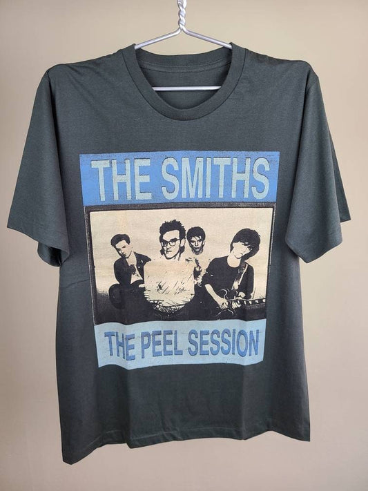 The Smiths The Peel Session Retro T Shirt Faded Gray