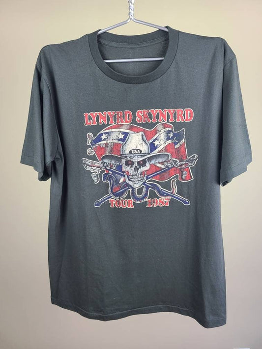 Lynyrd Skynyrd Bone Print Retro Tee