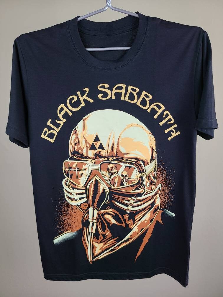 Black Sabbath Rock Tee T Shirt Small Jet Black