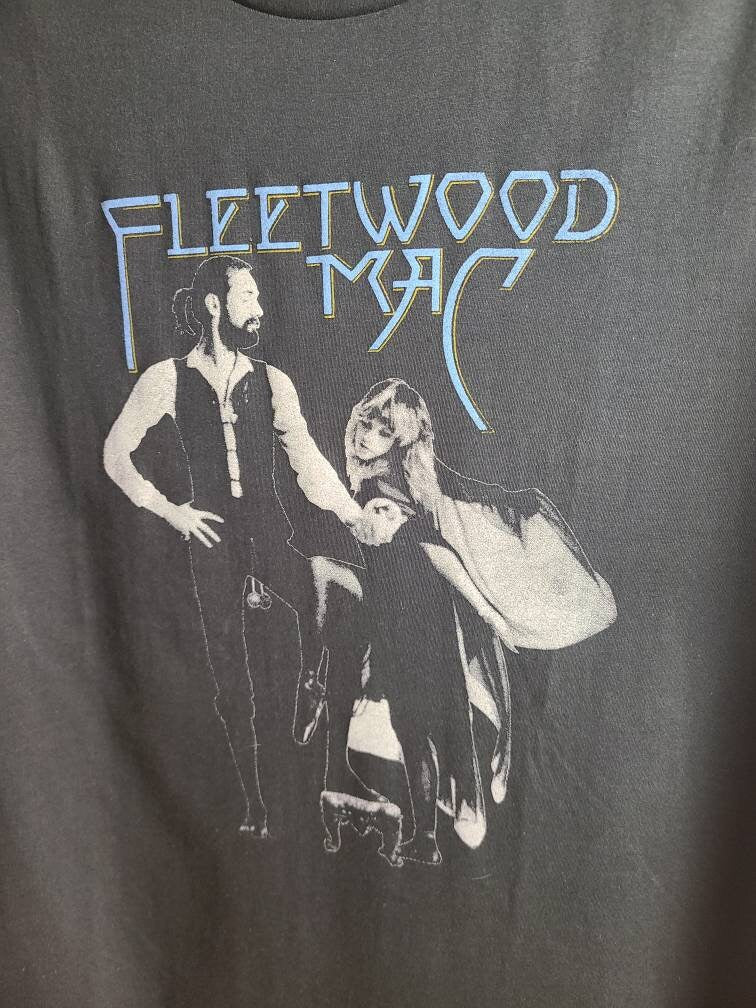 Fleetwood Mac Rumors Retro Tee Faded Gray