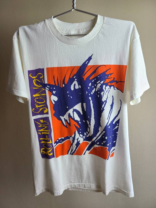 Rolling Stones Cut and Sew Double-sided T Shirt