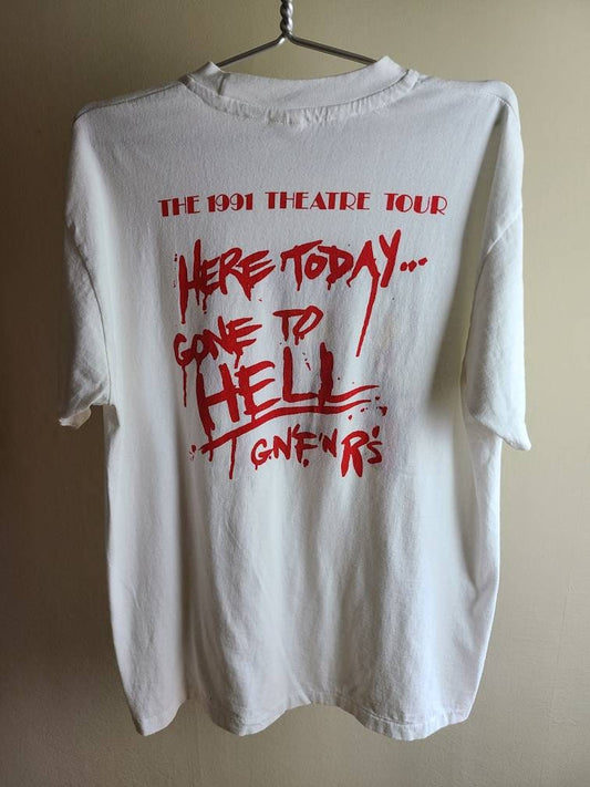 Guns N' Roses GNR Premium Cut and Sewn Retro Tee Shirt