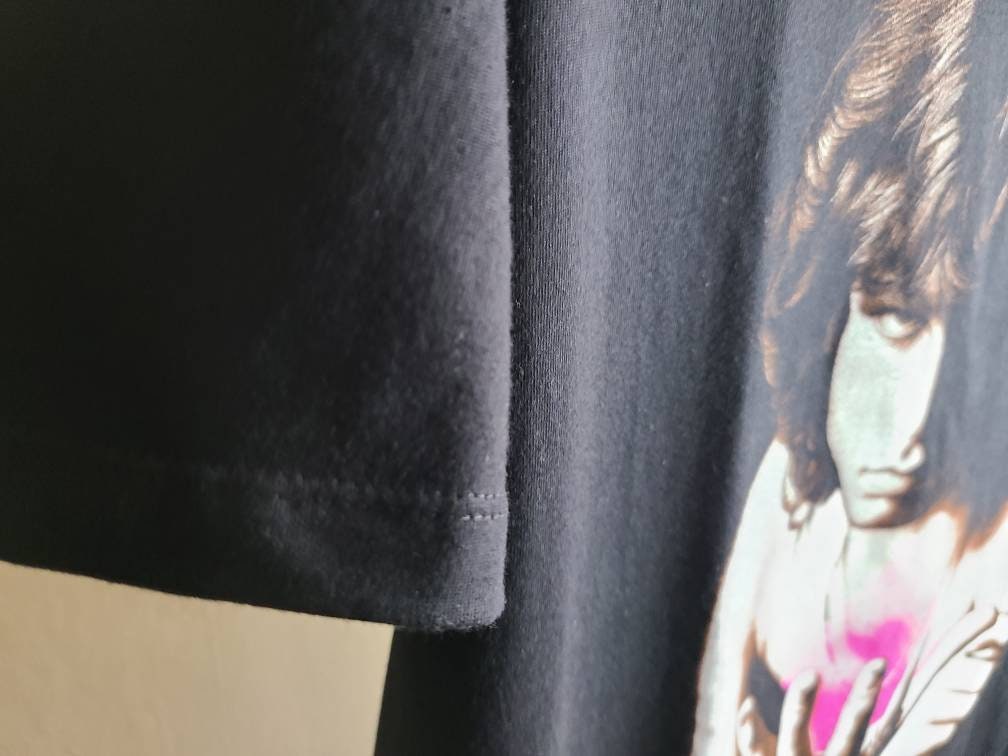 The Doors Jim Morrison Double-sided Retro T Shirt Jet Black
