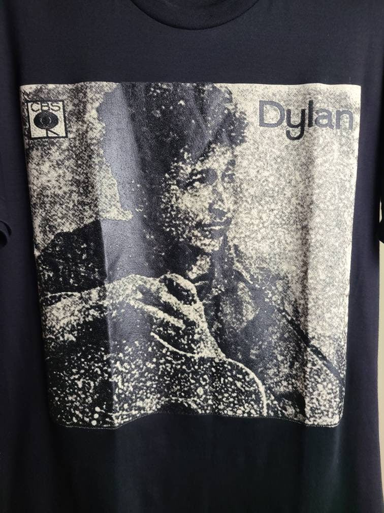 Young Bob Dylan CBS Retro Tee T Shirt