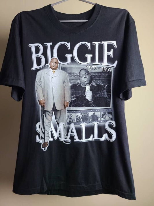 Notorious B.I.G. Biggie Smalls 90s Style Retro T Shirt