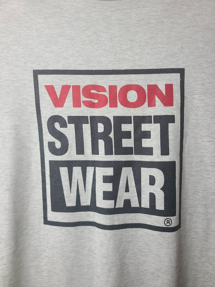 Rare True Vintage VTG 80s Vision Street Wear Tee Shirt M 1986
