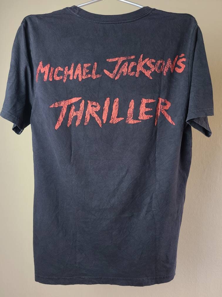 Michael Jackson Thriller Upcycled Retro Tee Enzyme Washed