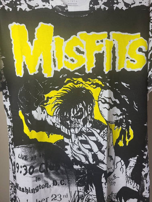 Handprinted Misfits Upcycled Tee Workshop Custom