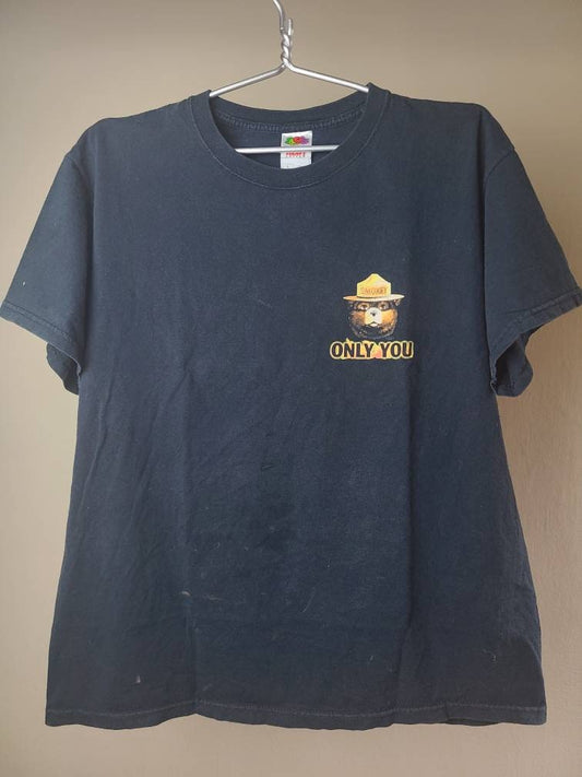 Rare True Vintage Smoky the Bear Only You T Shirt