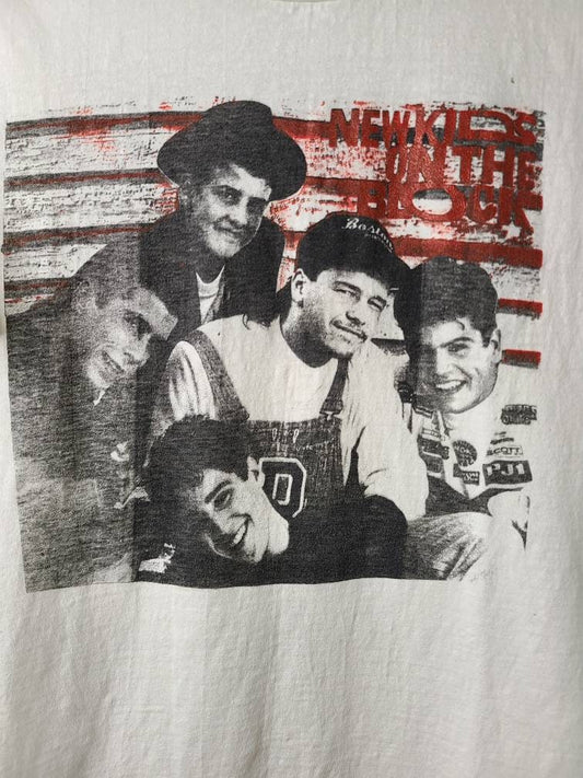 Rare True Vintage New Kids On The Block Tee Shirt 1989