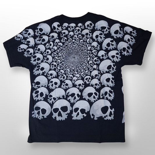 Liquid Blue Skull Tee