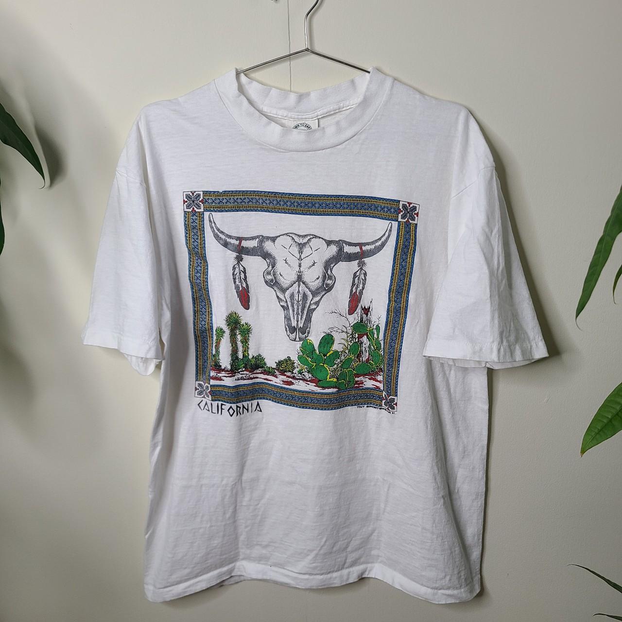 Vintage 90s Skull California T Shirt